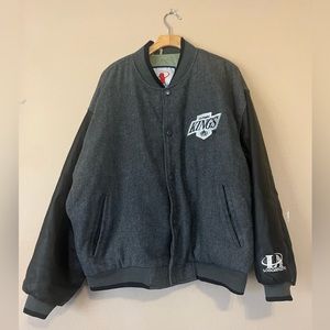 Vintage LA KINGS LOS ANGELES Varsity Jacket Logo Athletic SIZE XL